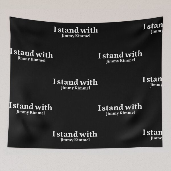Item preview, I Stand With Jimmy Kimmel Free Speech designed and sold by AudraWhites.