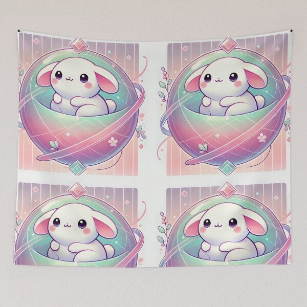 Item preview, Kawaii Bunny in Pastel Orb designed and sold by donmaqs.
