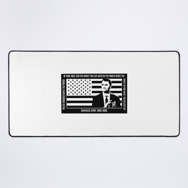 Item preview, Charlie Kirk Quote USA Flag designed and sold by Elenafatulla.