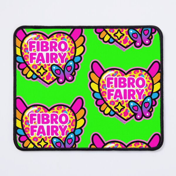 Item preview, Fibro Fairy Cutie Badge designed and sold by FuelAndFlourish.