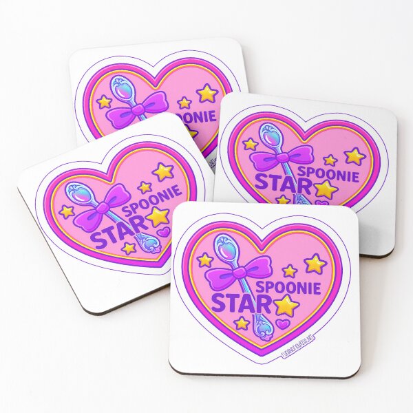 Artikelvorschau, Spoonie Star Cutie Anstecker entworfen und verkauft von FuelAndFlourish.