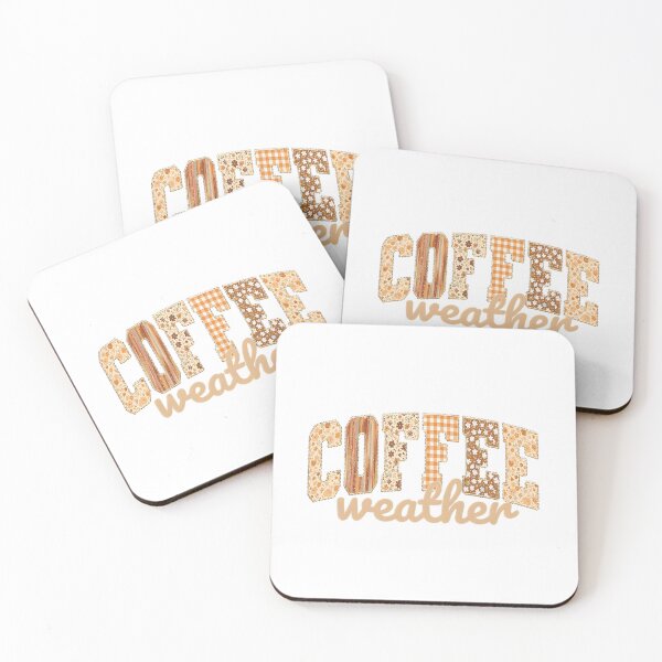 Item preview, Coffee Weather Distressed Typography - Grunge Style Design designed and sold by Colorful-Garden.