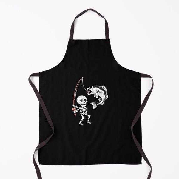 Item preview, Skeleton Fishing Halloween Bass Fisherman designed and sold by LeeEvans222.