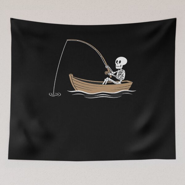 Item preview, Skeleton Fishing Pole Rod Boys Halloween Costume designed and sold by LeeEvans222.
