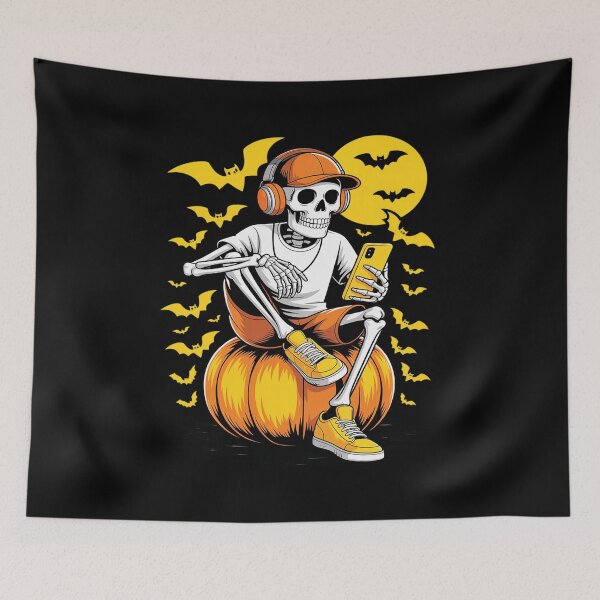 Item preview, Skeleton Gamer Halloween  Skeleton Halloween designed and sold by LeeEvans222.