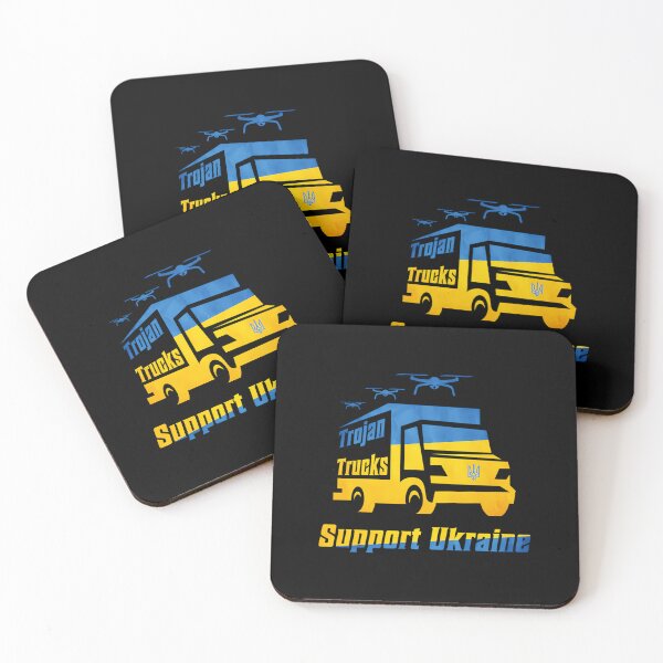 Item preview, Trojan Trucks Support Ukraine Operation Spider Web Military Print designed and sold by BAILEY SALCIDO.