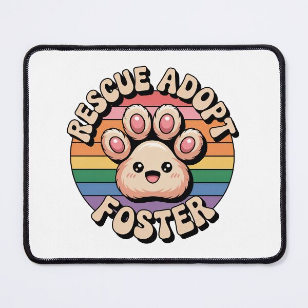 Item preview, Rescue Adopt Foster designed and sold by graphic-genie.