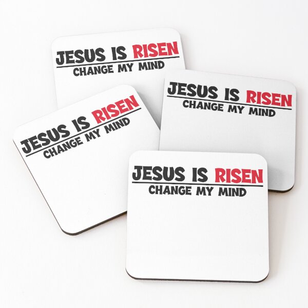 Item preview, Jesus Is Risen Change My Mind Bold Christian Quote designed and sold by avridavenzit.