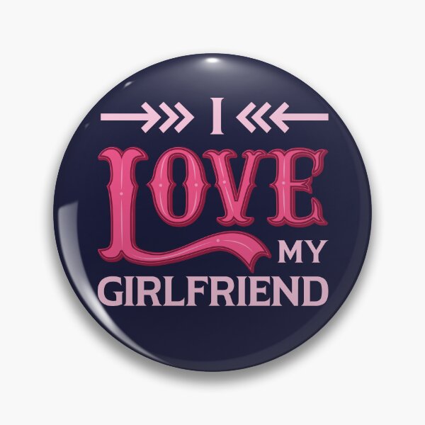 Item preview, Lettering Typography Design I Love My Girlfriend designed and sold by FemmePod.