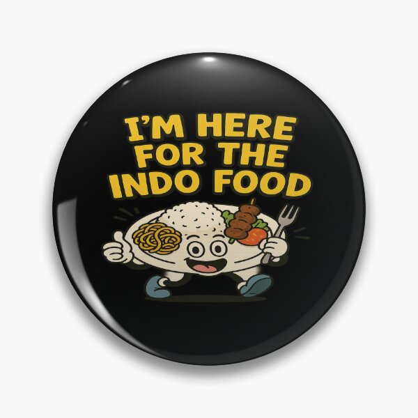 Item preview, I’m Here For The Indo Food – Funny Indonesian Food T-Shirt Design designed and sold by getpressedshirt.