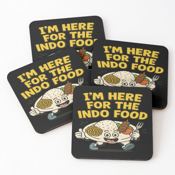 Item preview, I’m Here For The Indo Food – Funny Indonesian Food T-Shirt Design designed and sold by getpressedshirt.