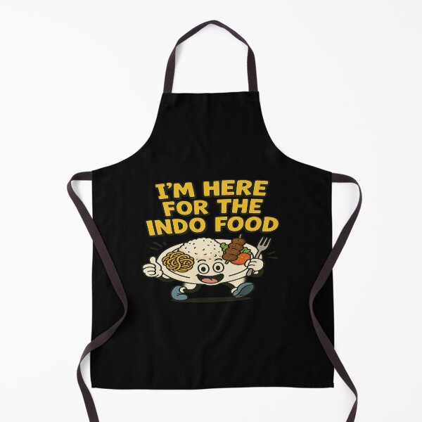 Item preview, I’m Here For The Indo Food – Funny Indonesian Food T-Shirt Design designed and sold by getpressedshirt.