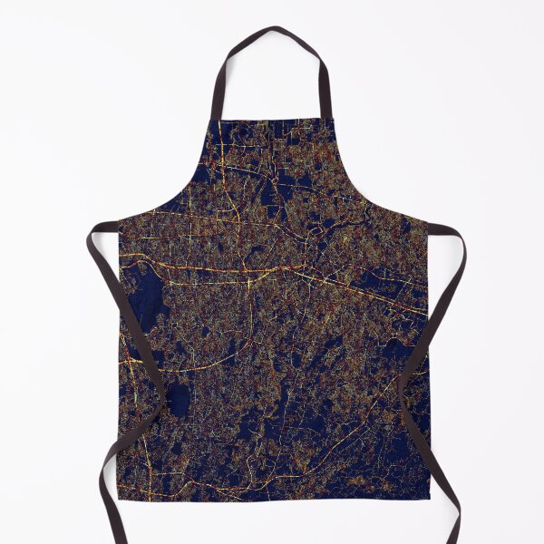 Item preview, Bekasi, West Java, Indonesia Map  - City At Night designed and sold by deMAP.