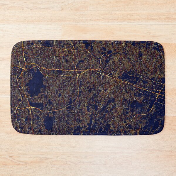 Item preview, Bekasi, West Java, Indonesia Map  - City At Night designed and sold by deMAP.