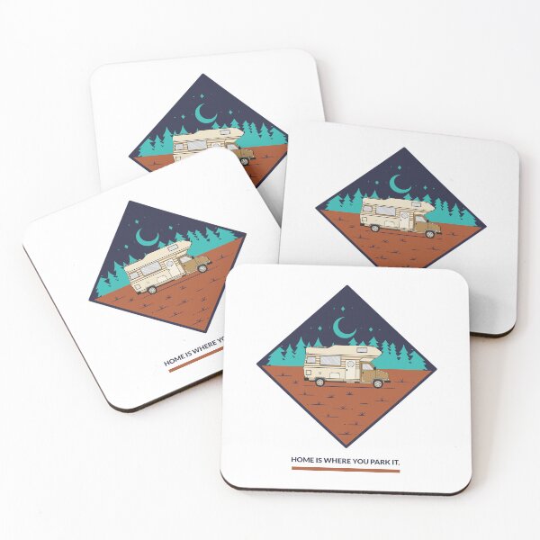 Item preview, Home is where you park it - funny camping designed and sold by JMRs-Tees.