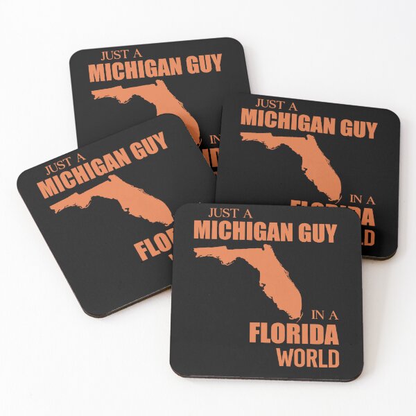 Item preview, Just A Michigan Guy In A Florida World designed and sold by avridavenzit.