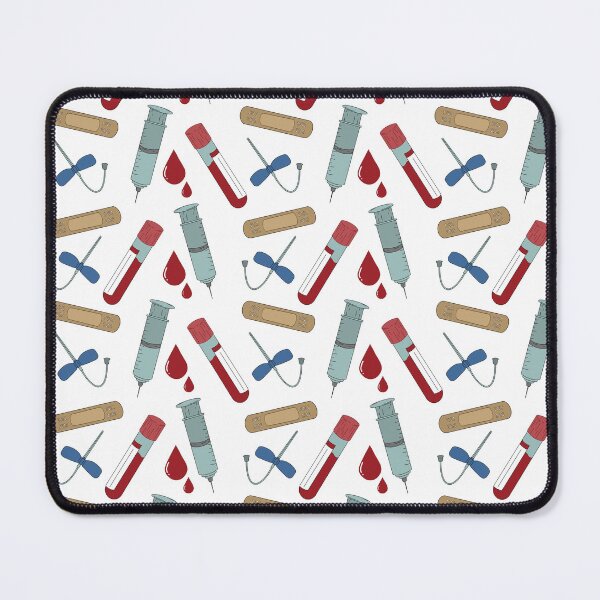 Item preview, Phlebotomy Essentials Seamless Pattern designed and sold by ArtByDreher.