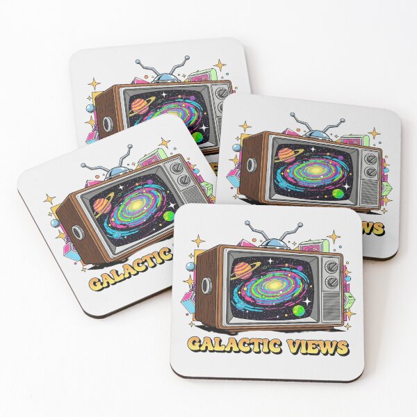 Item preview, Galactic Views: Retro TV Pop Art designed and sold by EsenciaZen.