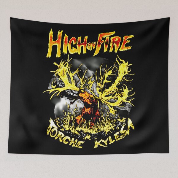 Item preview, Music Heavy Fury Flames Vintage Band Forged Metal in designed and sold by SaltySourDesig.