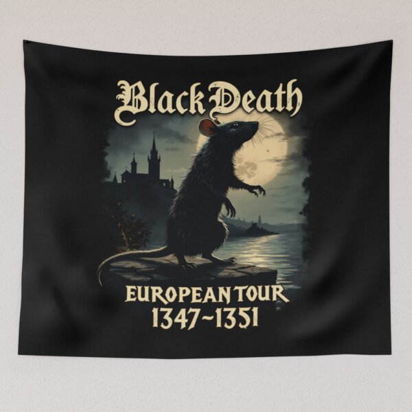 Item preview, Rat European Death Black Tour designed and sold by TrendyNatalia.