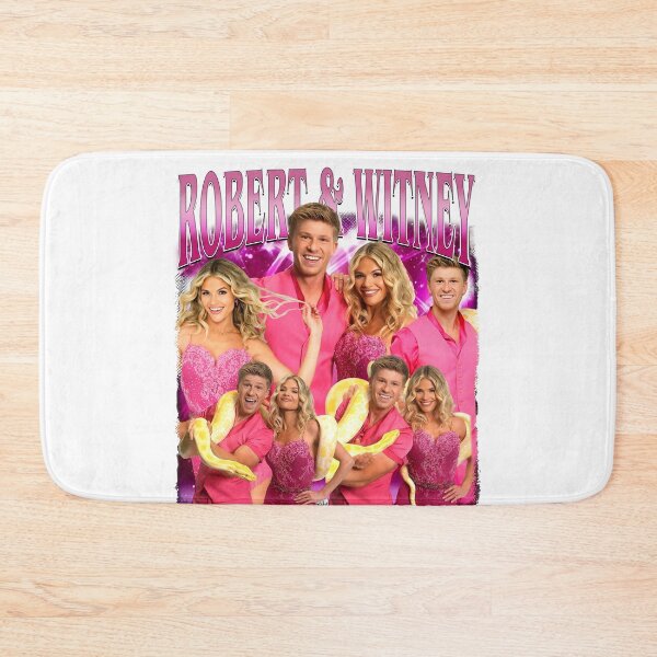 Item preview, Robert And Witney Retro Vintage Pink designed and sold by PugPuppyLife.