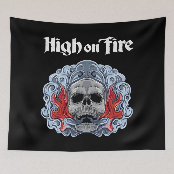 Item preview, Vintage Band Flames Heavy Metal in Music Forged Fury designed and sold by SaltySourDesig.