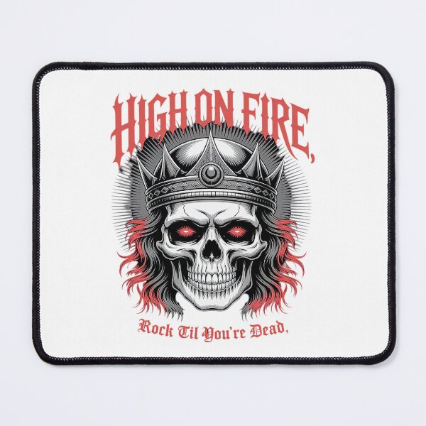 Item preview, Fury Vintage Band Metal Heavy in Forged Music Flames designed and sold by SaltySourDesig.