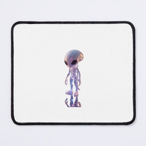 Item preview, Surreal 3D Alien Vinyl Figure with Crystalline Head and Energy Tentacles designed and sold by PixelVibe782.