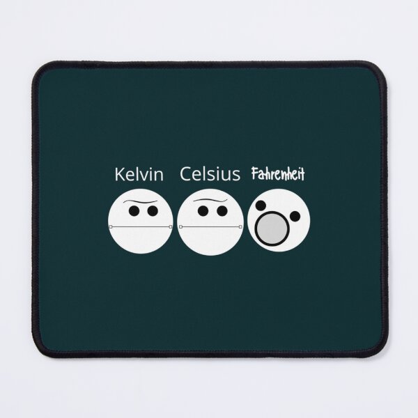 Item preview, Kelvin Celsius Fahrenheit designed and sold by tiaknightfabric.