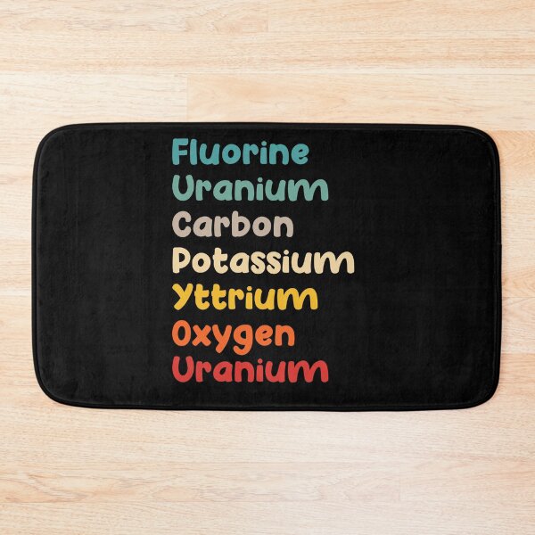 Item preview, Fluorine Uranium Carbon Potassium Yttrium Oxygen Uranium Funny Science Pun designed and sold by AshwinRaja67.