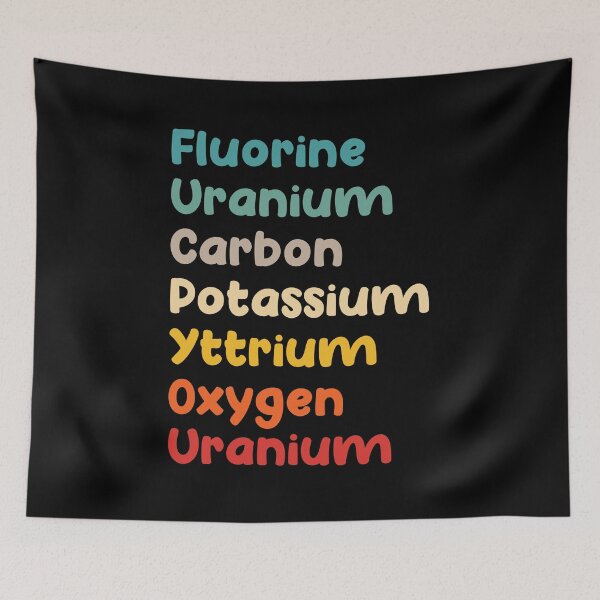 Item preview, Fluorine Uranium Carbon Potassium Yttrium Oxygen Uranium Funny Science Pun designed and sold by AshwinRaja67.