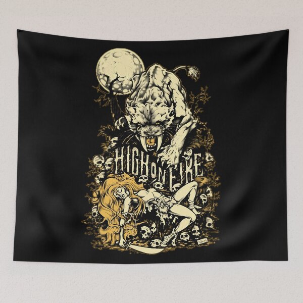 Item preview, Music Forged Vintage Band Metal in Flames Heavy Fury designed and sold by SaltySourDesig.
