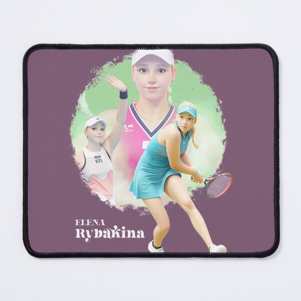 Item preview, Elena Rybakina Tennis Champion Cartoon Art | Limited Edition designed and sold by TimErmlich.