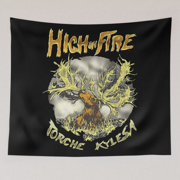 Item preview, Music Heavy Flames Metal Band Forged Vintage Fury in designed and sold by SaltySourDesig.