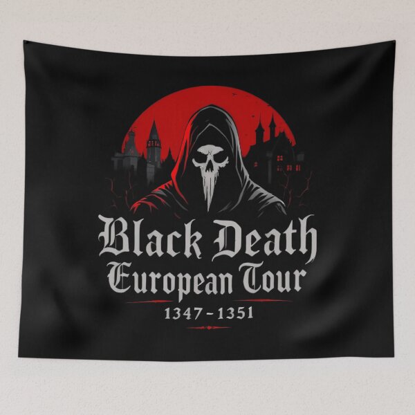 Item preview, Black European Tour Death Rat designed and sold by TrendyNatalia.