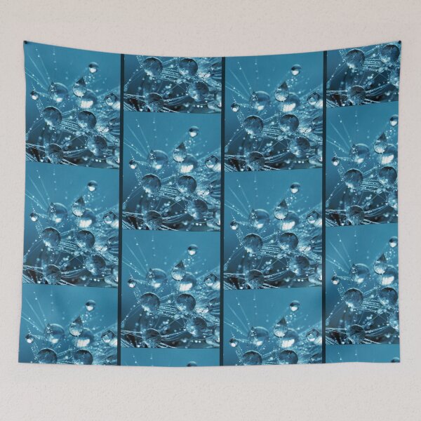 Item preview, Frozen drops of water  designed and sold by tiaknightfabric.