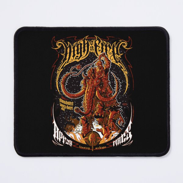 Item preview, Metal Vintage Music Flames Band Heavy Forged Fury in designed and sold by SaltySourDesig.