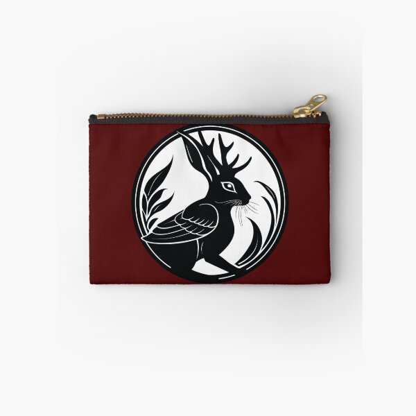 Item preview, Black Wolpertinger Rasselbock German Folklore Mythical Creature designed and sold by LucentJourneys.