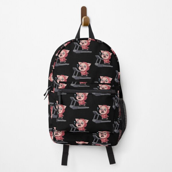 Item preview, Funny Chibi Pig Running on Treadmill in Red Hoodie – Cute Kawaii Workout Design designed and sold by ColorSplash123.