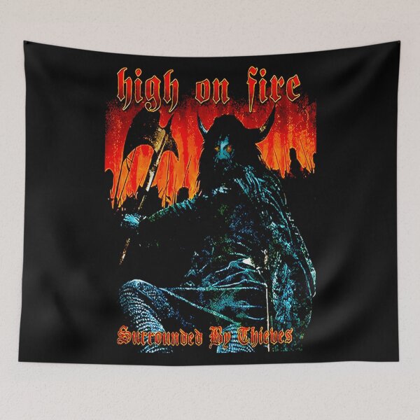 Item preview, Band in Heavy Music Forged Vintage Fury Flames Metal designed and sold by SaltySourDesig.