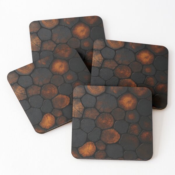 Item preview, Charred Wood Texture designed and sold by Kaleidoscope Print.