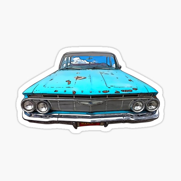 60's Vintage Car Sticker