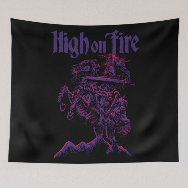 Item preview, Band Heavy Fury in Forged Vintage Metal Music Flames designed and sold by SaltySourDesig.