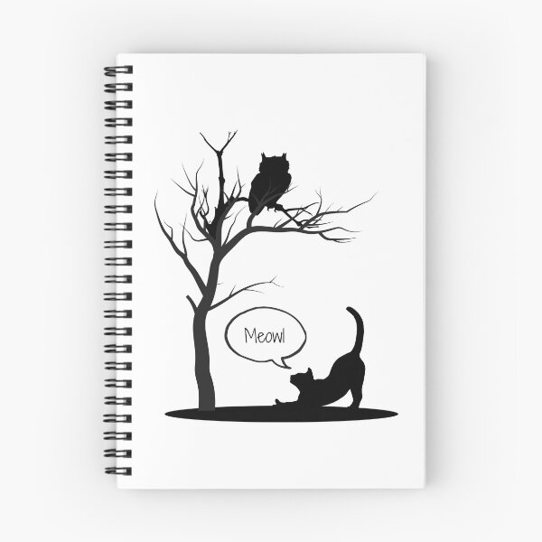 Item preview, Meowl Funny Black Cat Halloween Design Spooky Cat Pun designed and sold by luckyhue.
