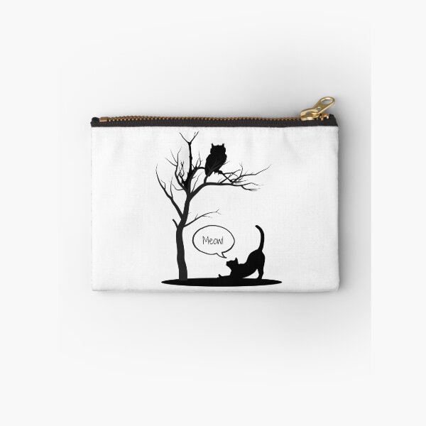 Item preview, Meowl Funny Black Cat Halloween Design Spooky Cat Pun designed and sold by luckyhue.