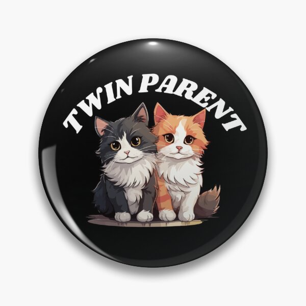 Item preview, Twin Cat Parent | Childfree Pet Parent | Cat Lovers designed and sold by boldstuffshop.