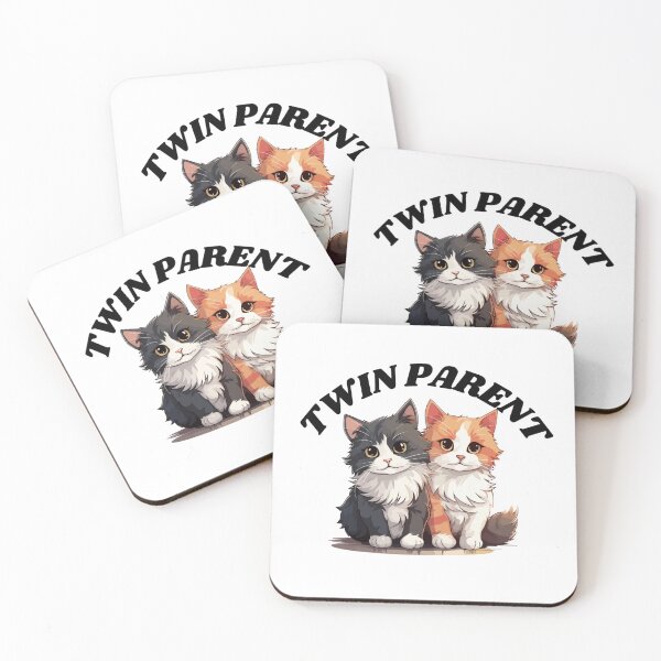 Item preview, Twin Cat Parent | Childfree Pet Parent | Cat Lovers designed and sold by boldstuffshop.