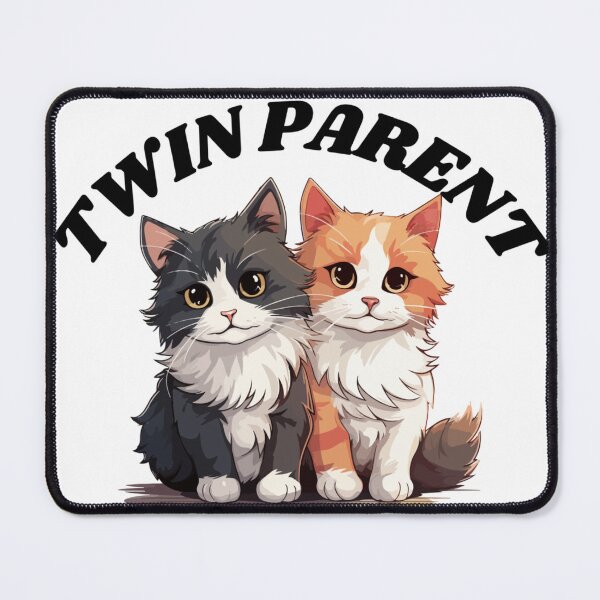 Item preview, Twin Cat Parent | Childfree Pet Parent | Cat Lovers designed and sold by boldstuffshop.