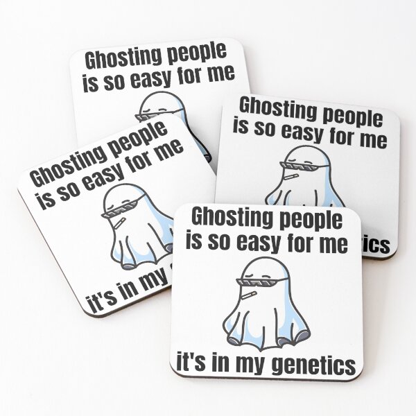 Item preview, Ghosting People is so Easy for me It's in My Genetics  Funny Spooky Halloween Design designed and sold by luckyhue.