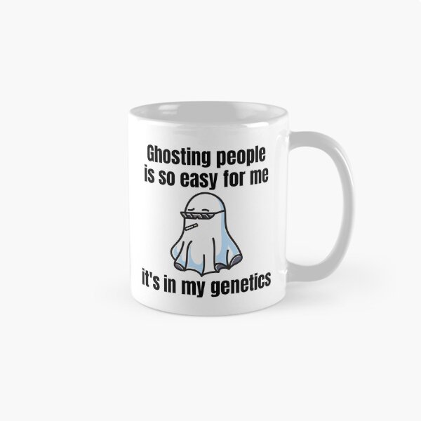 Item preview, Ghosting People is so Easy for me It's in My Genetics  Funny Spooky Halloween Design designed and sold by luckyhue.